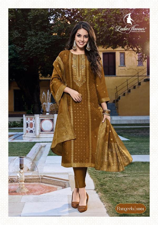 Ladies Flavour Rangeela Fancy Kurti With Bottom Dupatta Collection